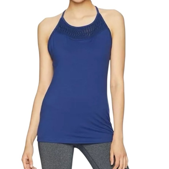 Soybu Paschi Tank Top Women's Medium Catalina Navy Racerback Built in Bra NWT - Picture 1 of 11